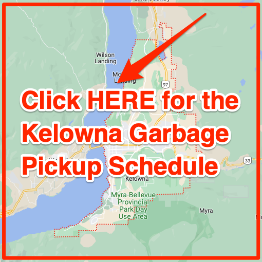 Kelowna Garbage Schedule 2025 Bulk Pickup Holidays Map 