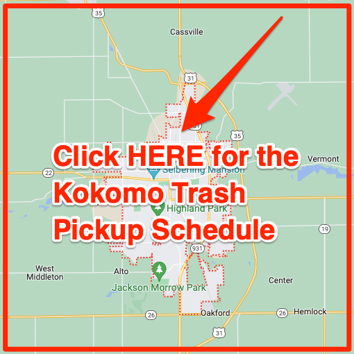 Kokomo Trash Pickup Schedule Map