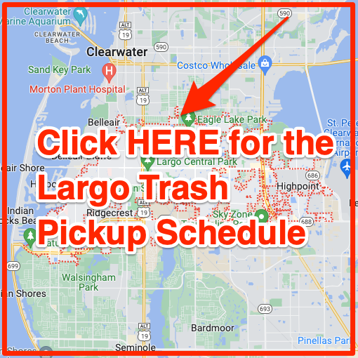 Largo Trash Pickup Schedule Map