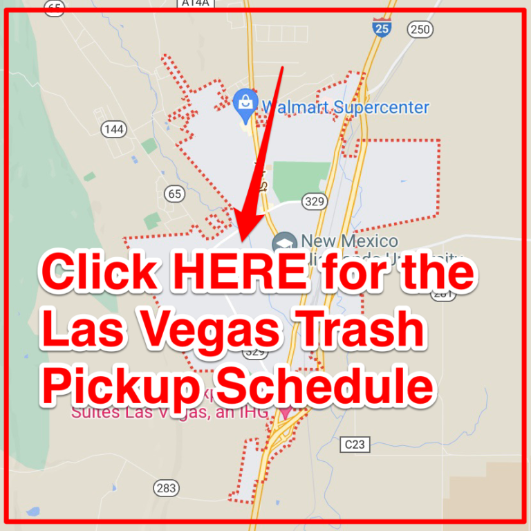 Las Vegas Trash Schedule 2024 (Bulk Pickup, Holidays, Map)