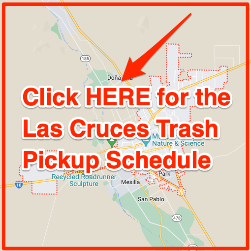 Las Cruces Trash Pickup Schedule Map