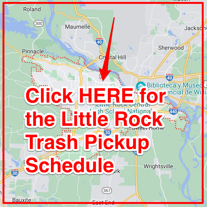 Little Rock Trash Pickup Schedule
