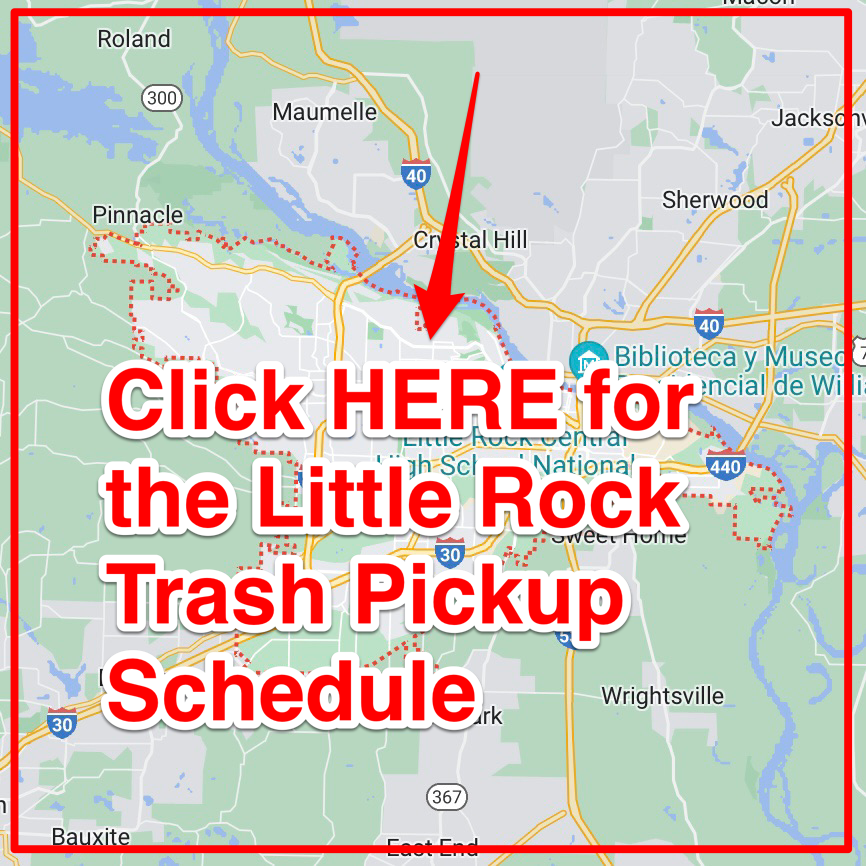 Little Rock Trash Schedule 2023 (Bulk Pickup, Holidays, Maps) Little Rock Trash Schedule 2023 (Bulk Pickup, Holidays, Maps)
