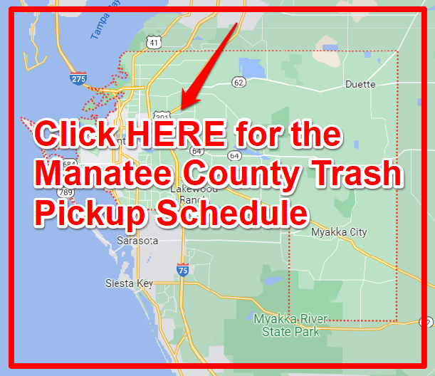 Manatee County Trash Pickup Schedule Map