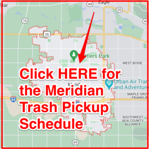 Meridian Trash Schedule 2025 (Bulk Pickup, Holidays, Maps)
