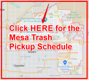 Mesa Trash Schedule 2024 (Bulk Pickup, Holidays, Maps)