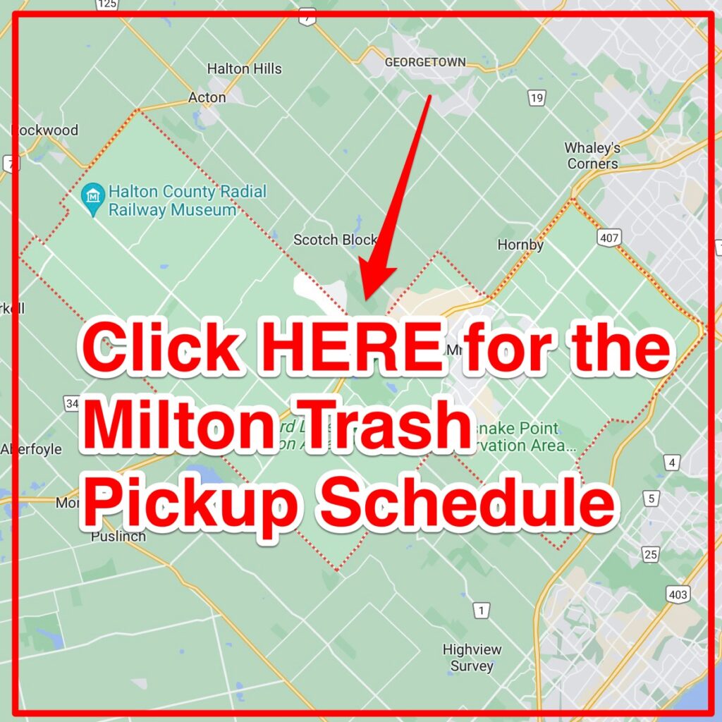Milton Trash Pickup Schedule