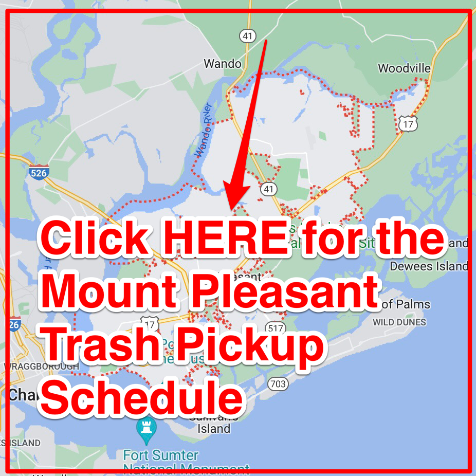 Mount Pleasant Trash Schedule 2025 (Bulk Pickup, Holidays, Maps)