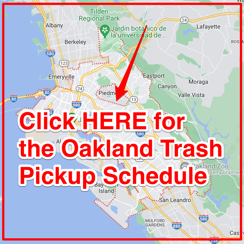 Oakland Trash Pickup Schedule