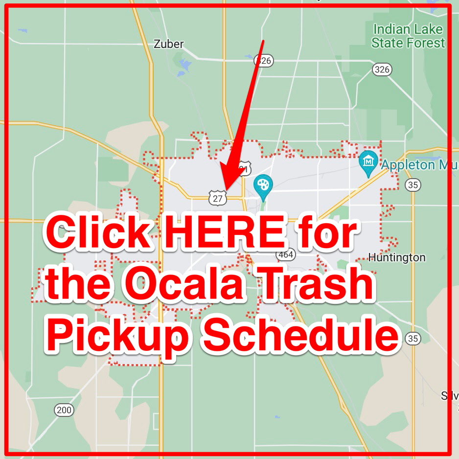 Ocala Trash Pickup Schedule