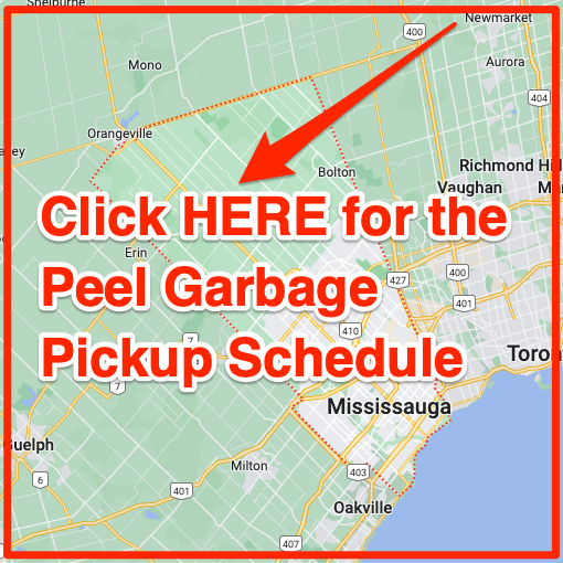 Peel Garbage Schedule 2024 (Bulk Pickup, Holidays, Map)