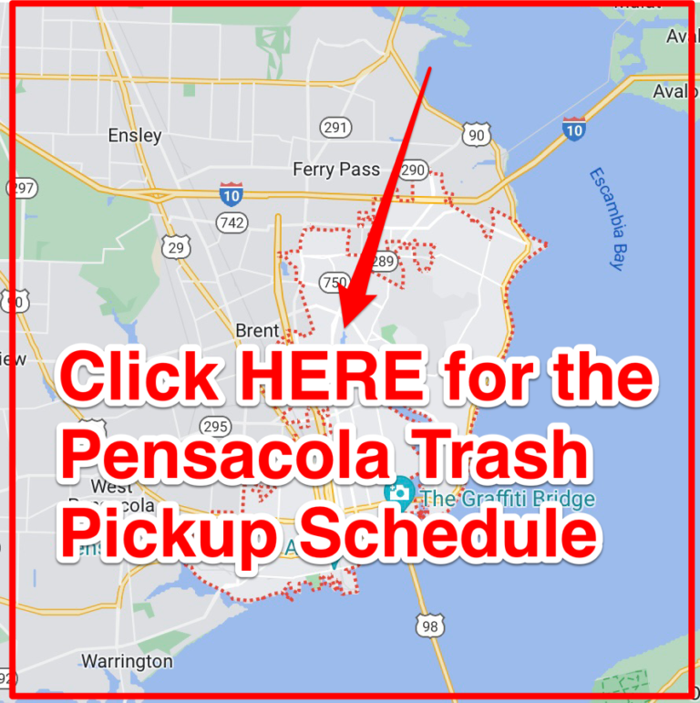 Pensacola Trash Schedule 2024 (Bulk Pickup, Holidays, Maps)