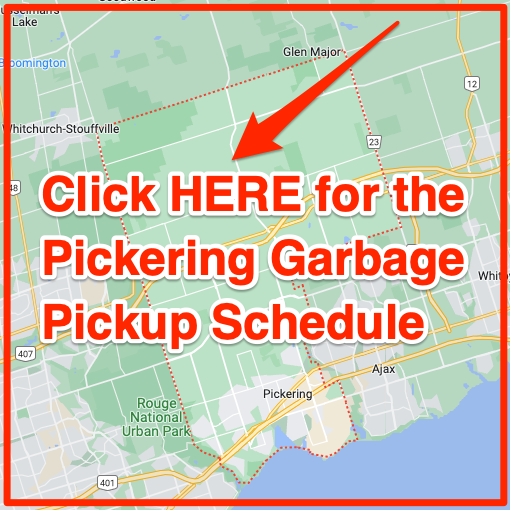 Pickering Garbage Pickup Schedule Map