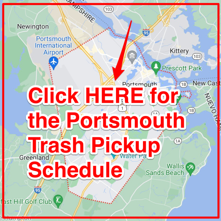 Portsmouth Trash Schedule 2023 (Bulk Pickup, Holidays, Maps)