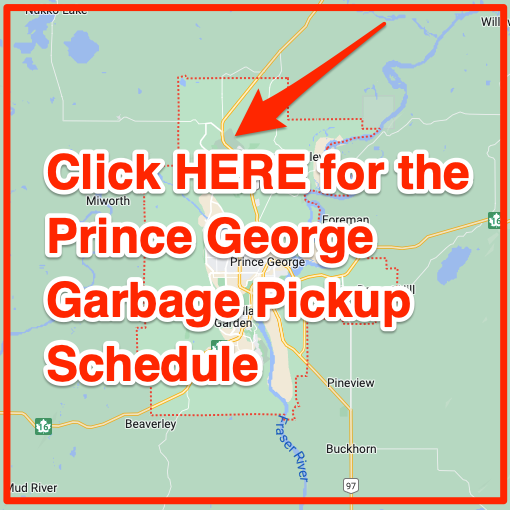 Prince George Garbage Pickup Schedule Map