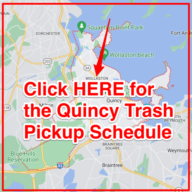 Quincy Trash Schedule 2025 (Bulk Pickup, Holidays, Maps)