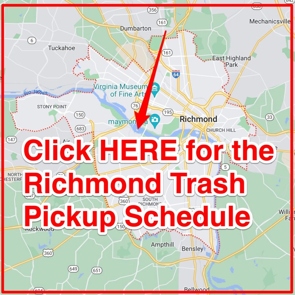 Richmond Trash Pickup Schedule