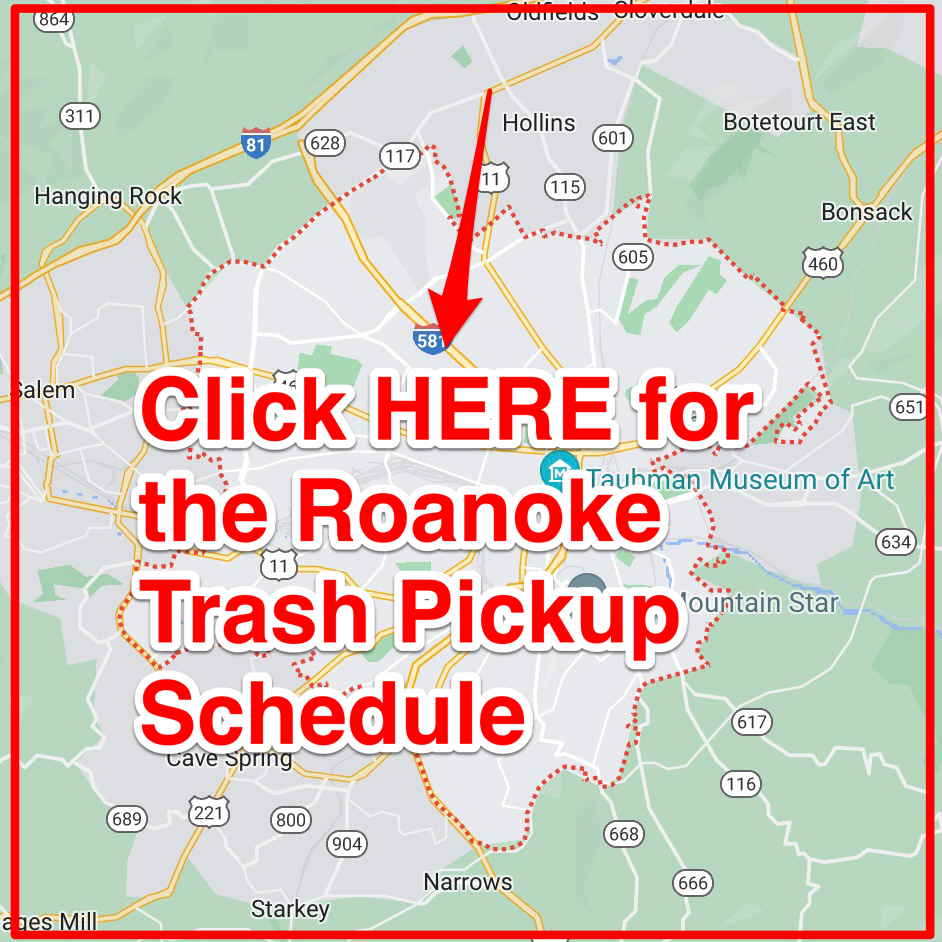 Roanoke Trash Pickup Schedule