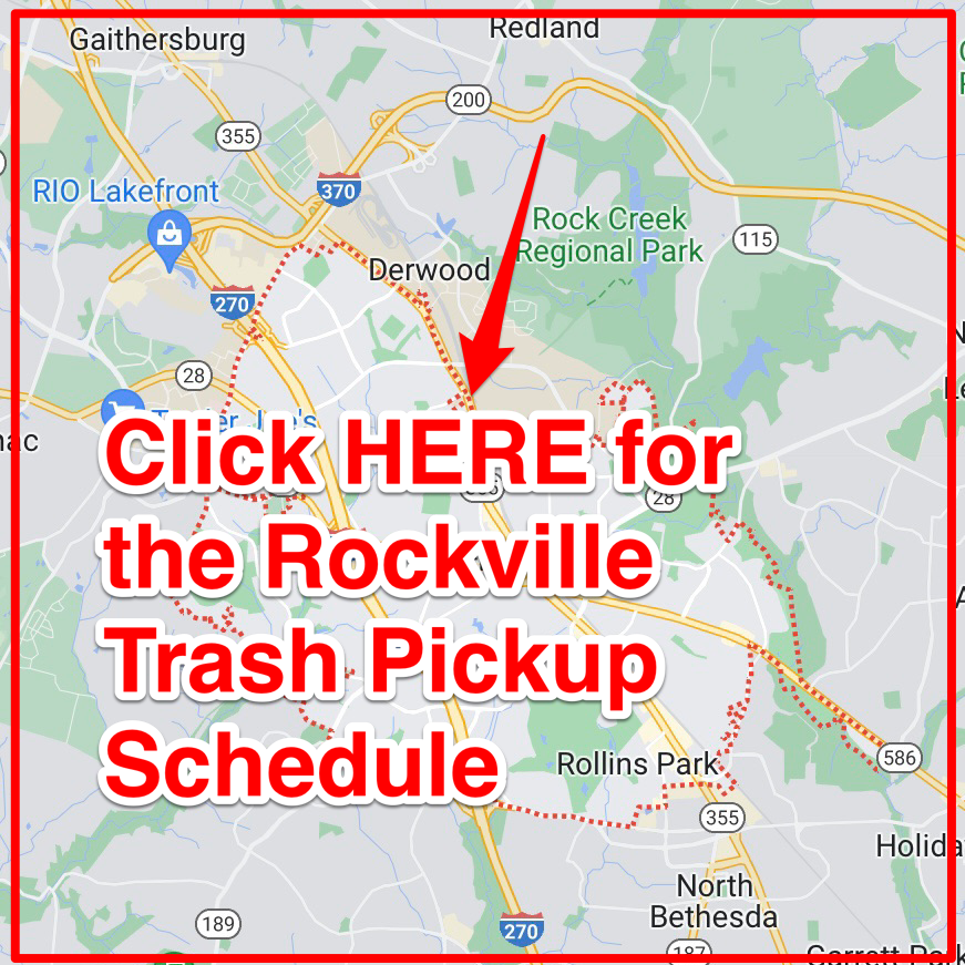 Rockville Trash Pickup Schedule