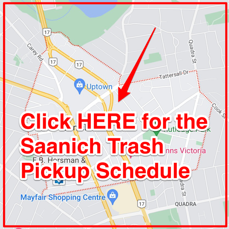 Saanich Garbage Schedule 2024 (Bulk Pickup, Holidays, Map)