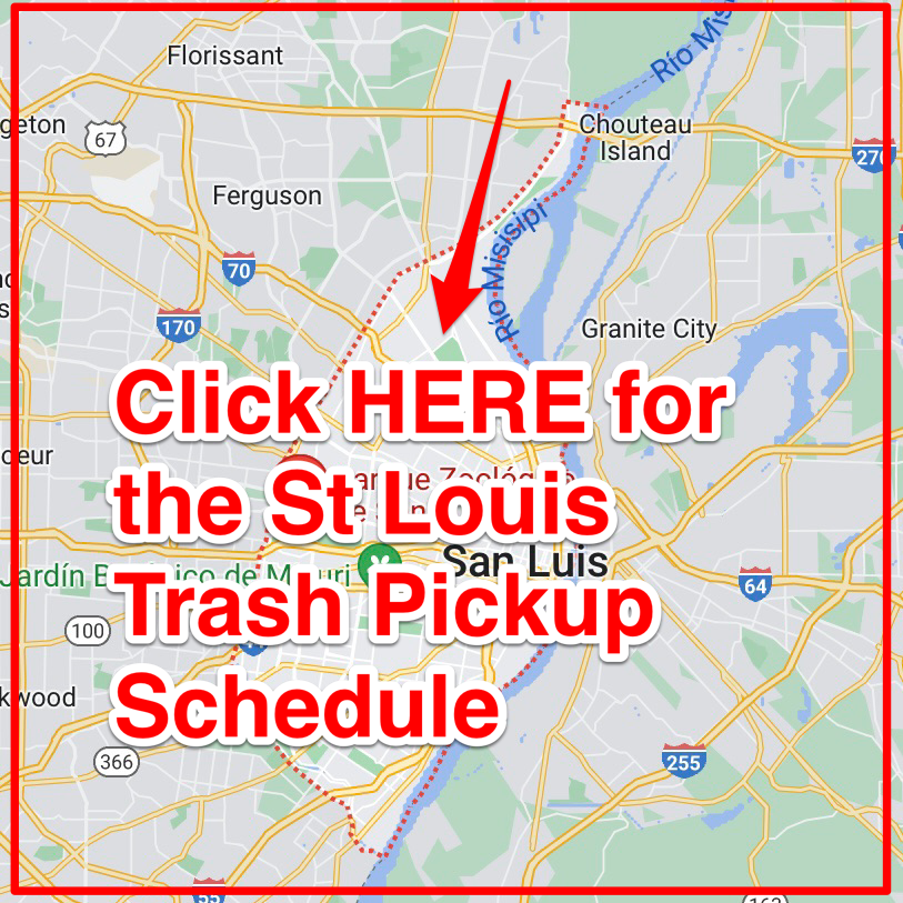 St Louis Trash Pickup Schedule