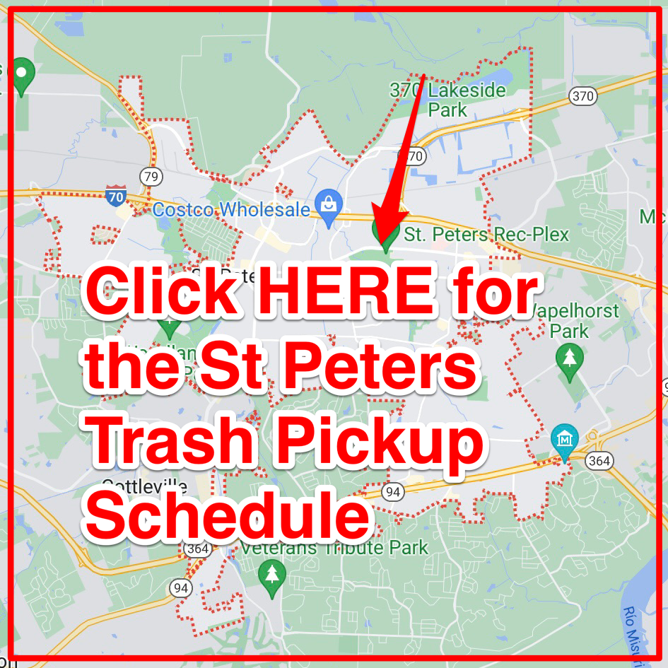 St Peters Trash Pickup Schedule