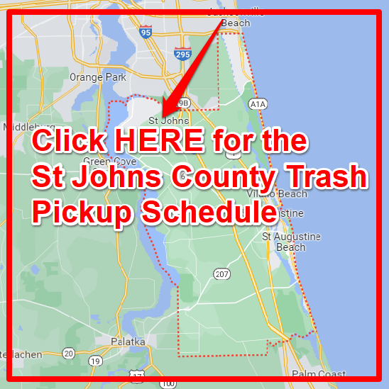 St Johns County Trash Pickup Schedule Map