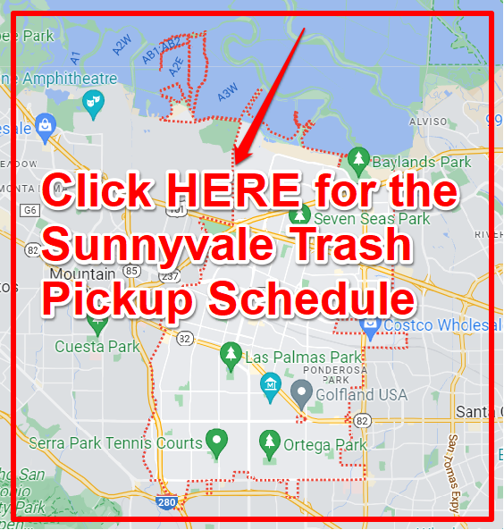 Sunnyvale Trash Pickup Schedule Map