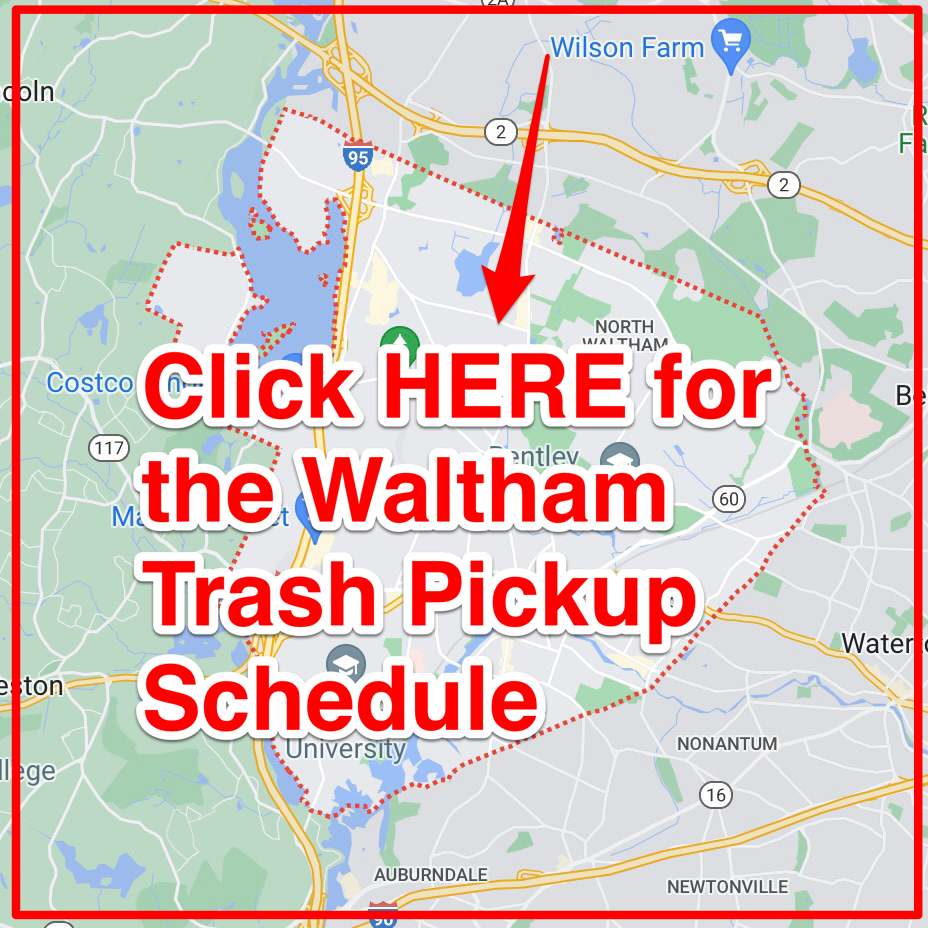 Waltham Trash Pickup Schedule