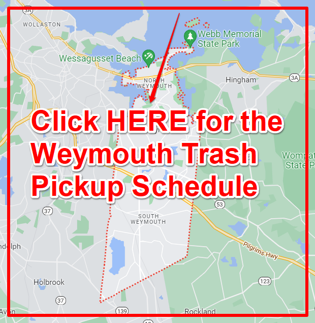Weymouth Trash Pickup Schedule Map