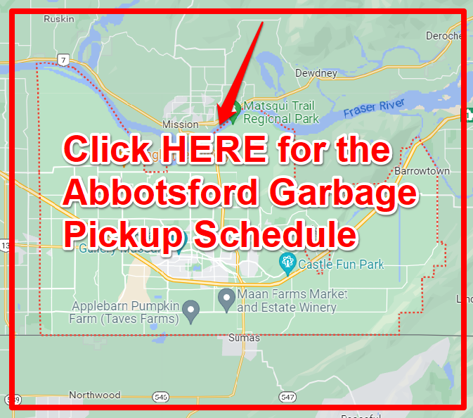 Abbotsford Garbage Pickup Schedule Map