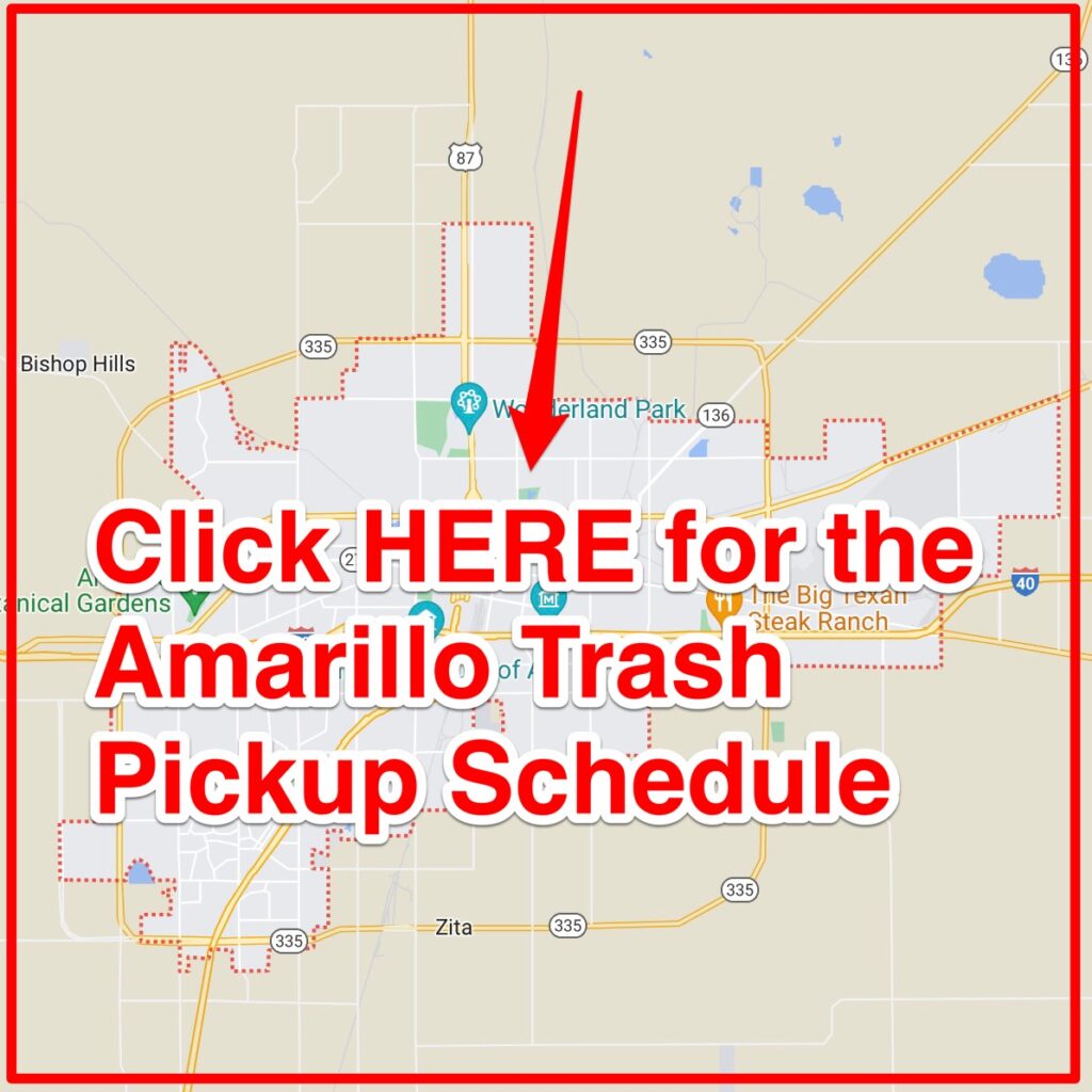 Amarillo  Trash Pickup Schedule