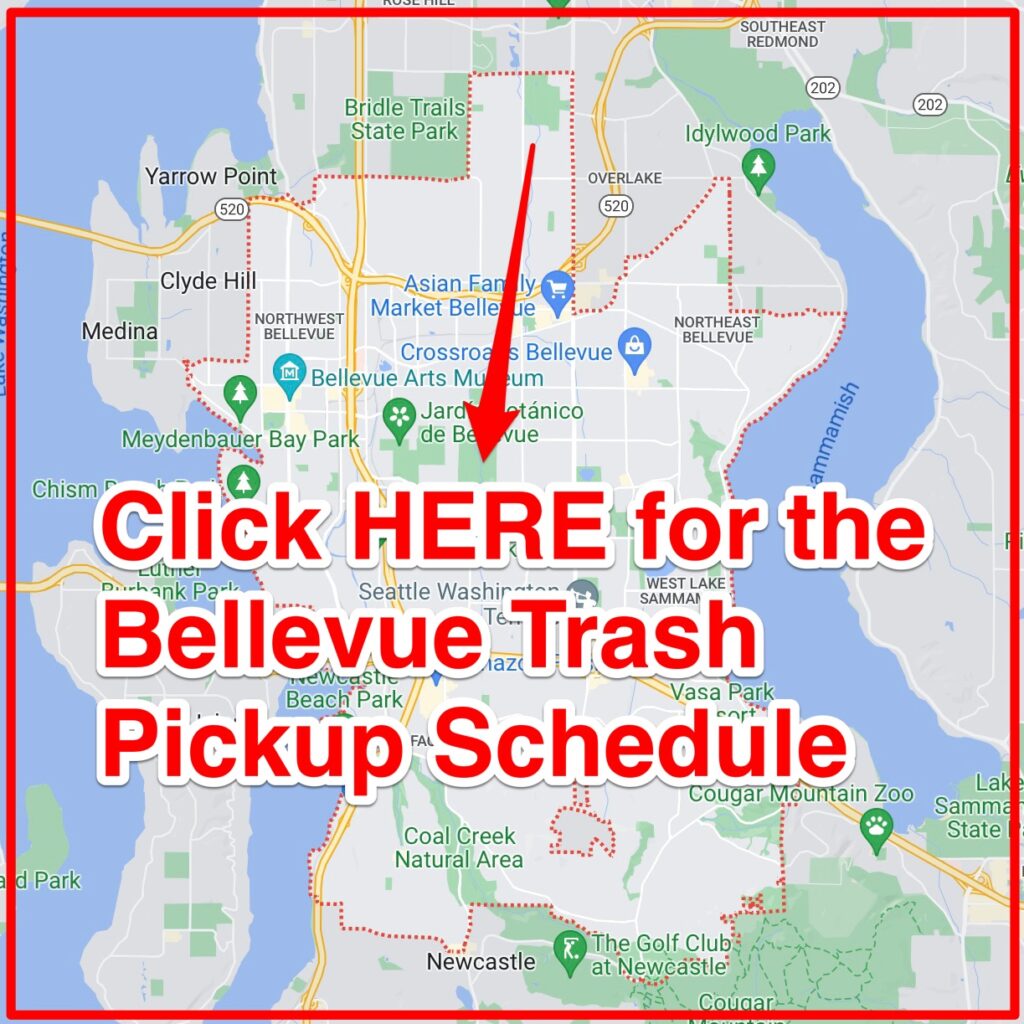 Bellevue  Trash Pickup Schedule