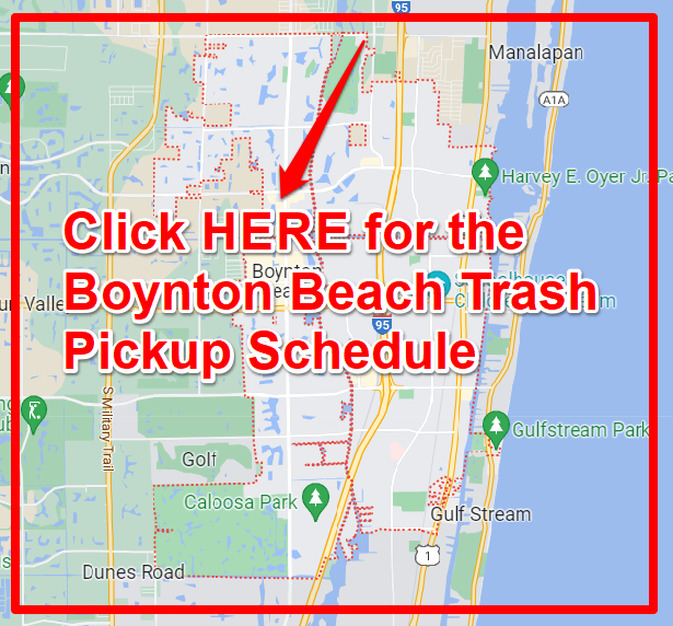 Boynton Beach Trash Pickup Schedule Map