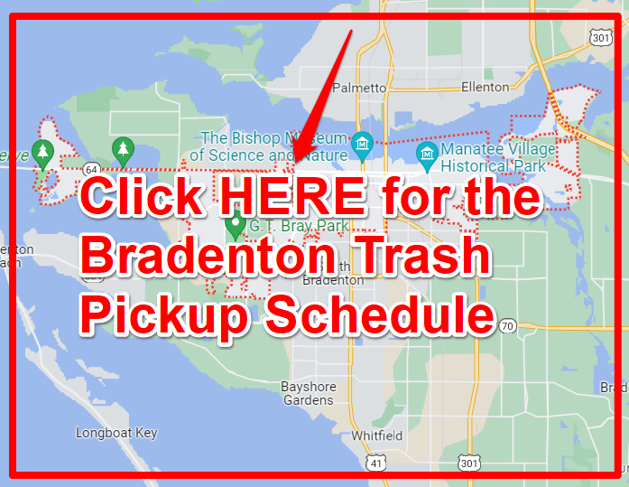 Bradenton Trash Pickup Schedule Map