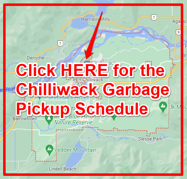 Chilliwack Garbage Pickup Schedule Map