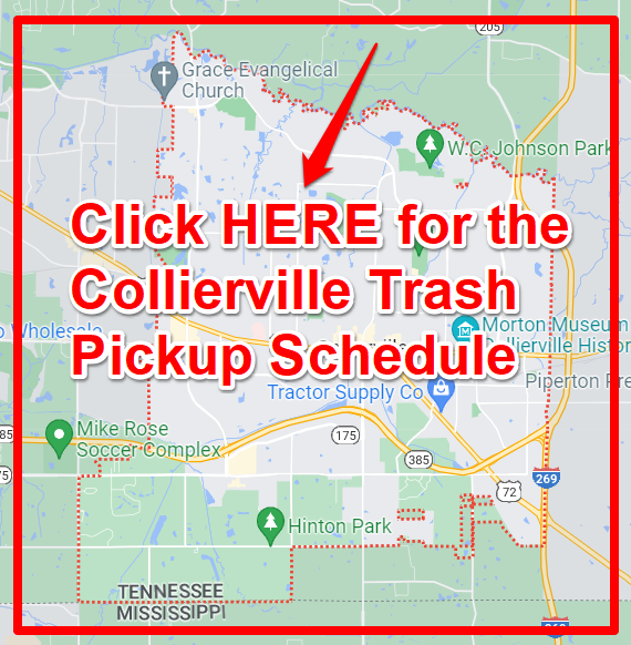 Collierville Trash Pickup Schedule Map