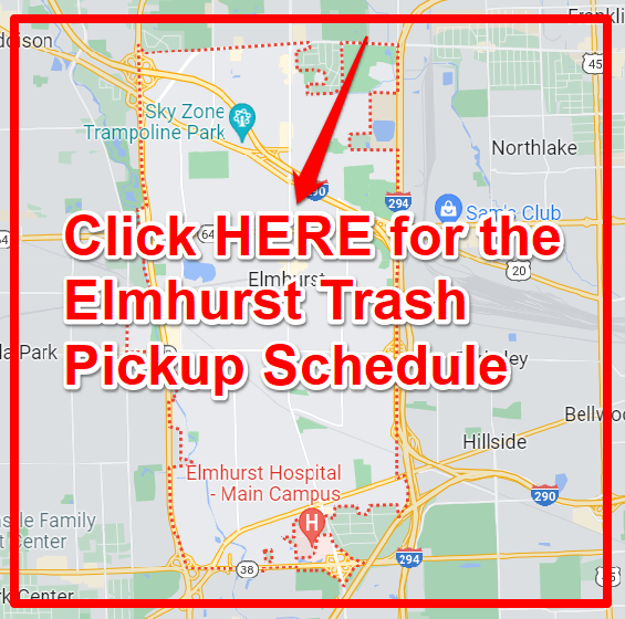 Elmhurst Trash Pickup Schedule Map