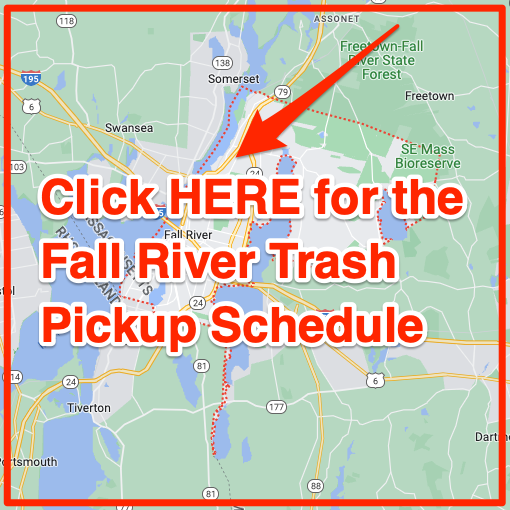 Fall River Trash Pickup Schedule Map 