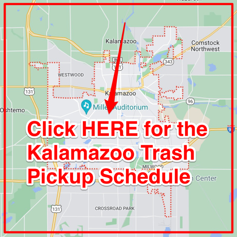 Kalamazoo Bulk Trash Schedule 2023 (Bulk Pickup, Holidays, Map)