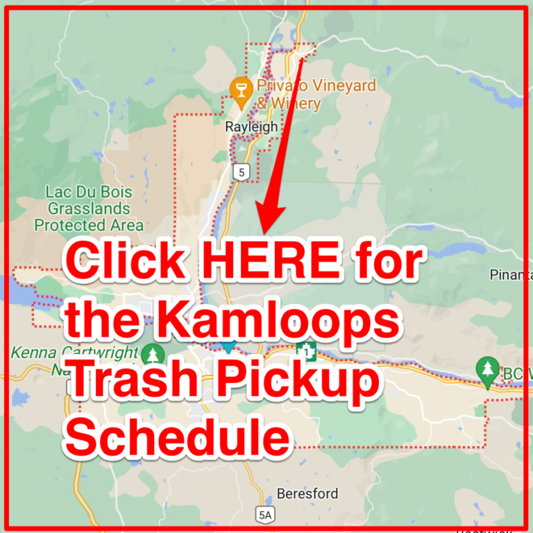 Kamloops Garbage Schedule 2024 (Bulk Pickup, Holidays, Map)