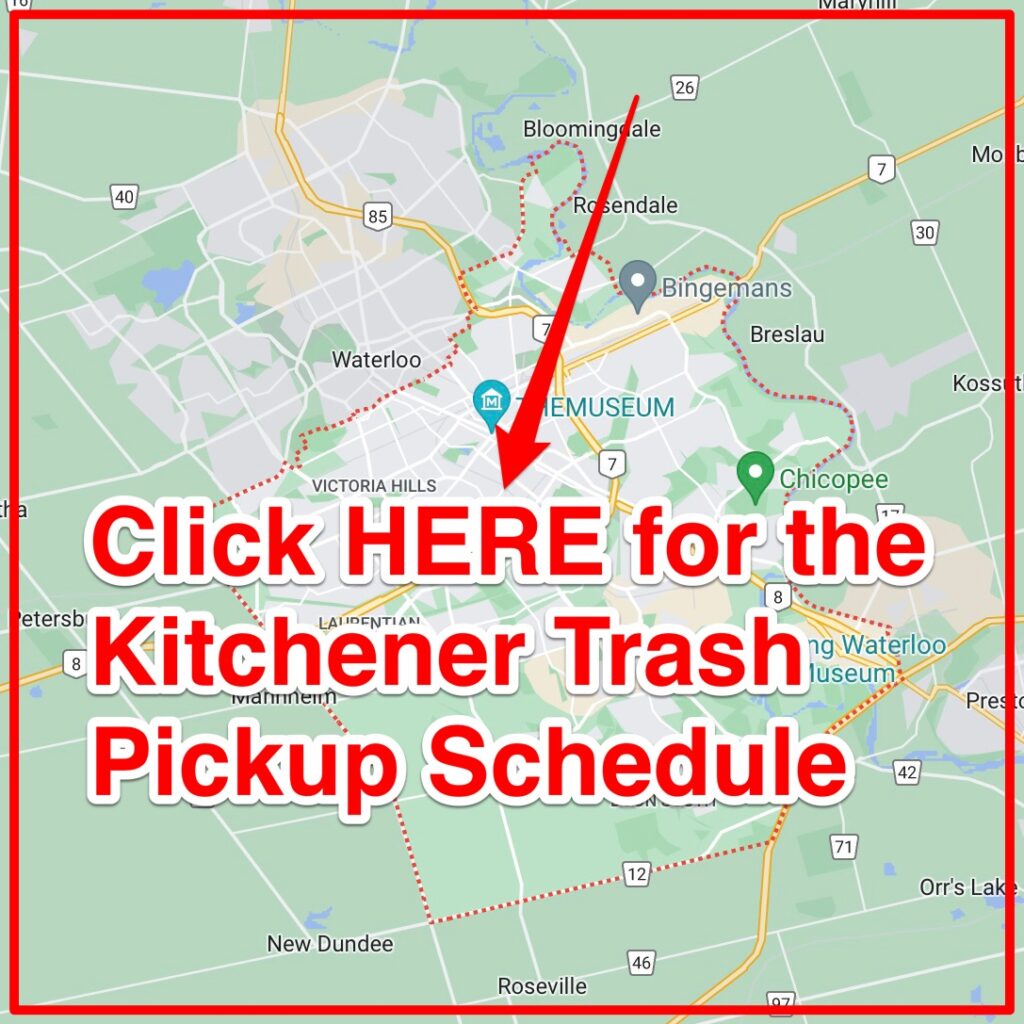 Kitchener Trash Pickup Schedule