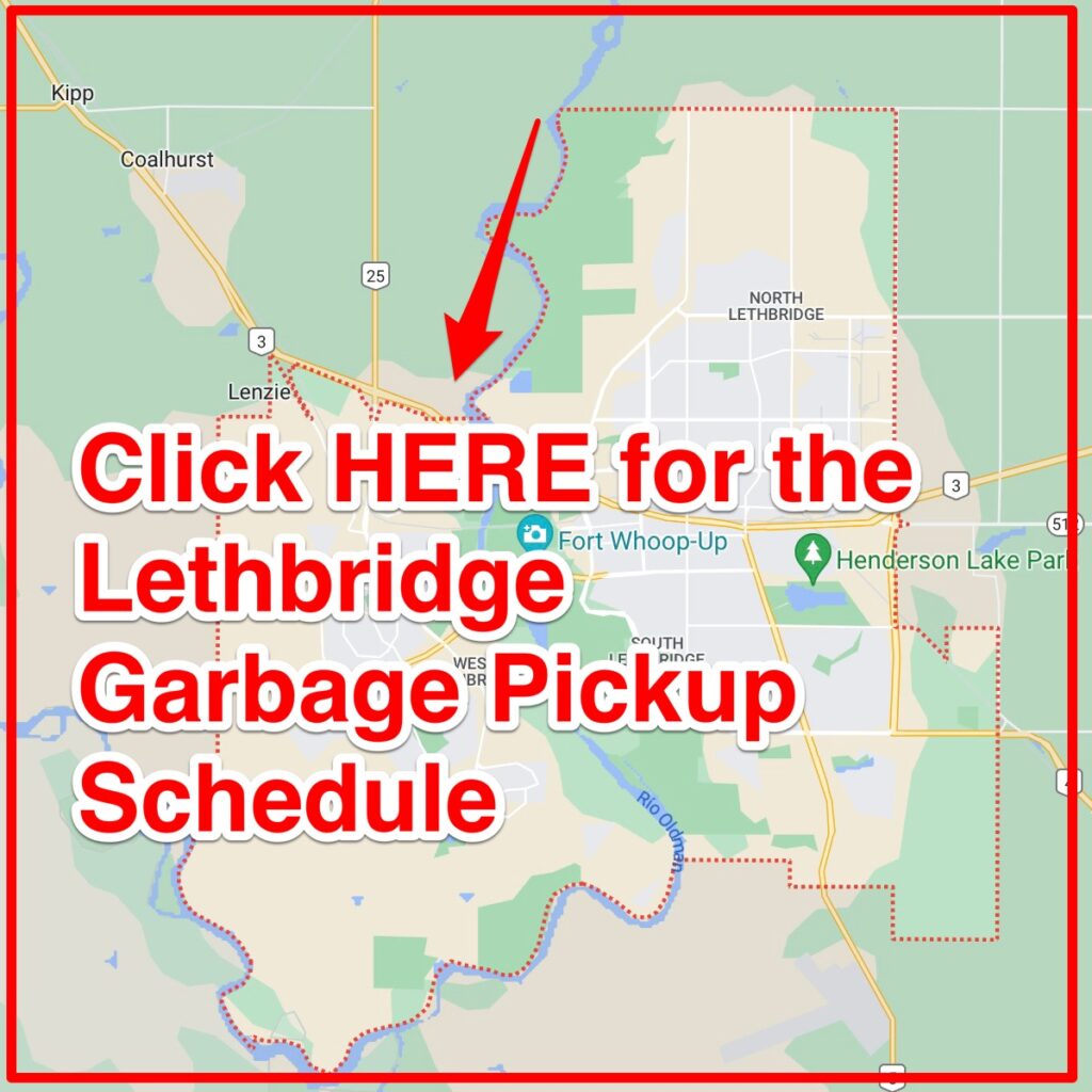 Lethbridge Garbage Pickup Schedule