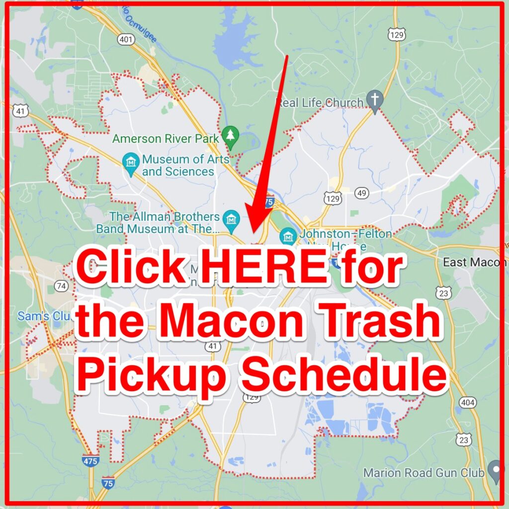 Macon Trash Pickup Schedule