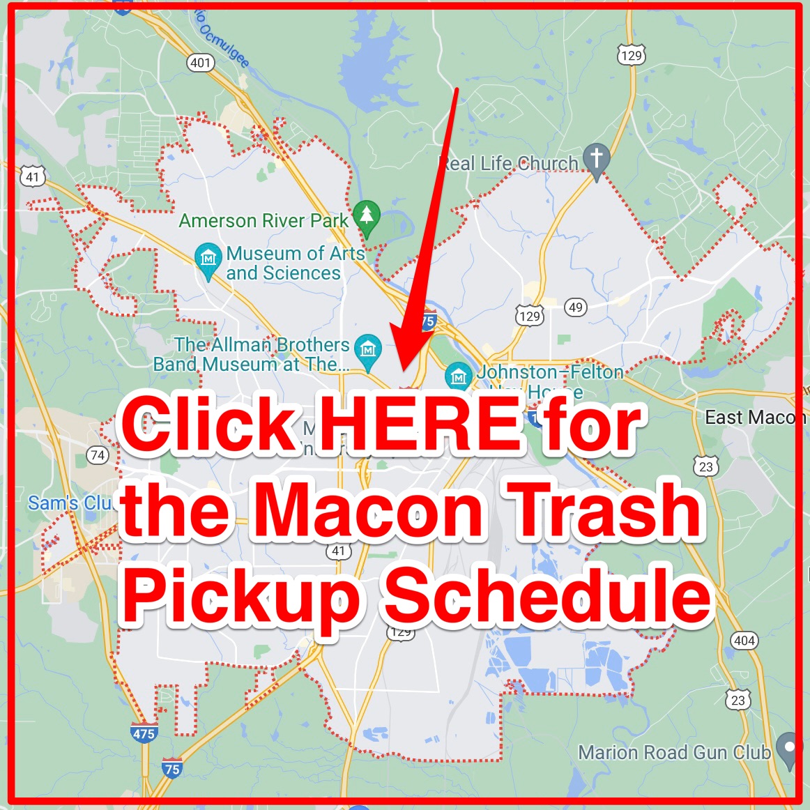 Macon Trash Schedule 2025 (Bulk Pickup, Holidays, Map)