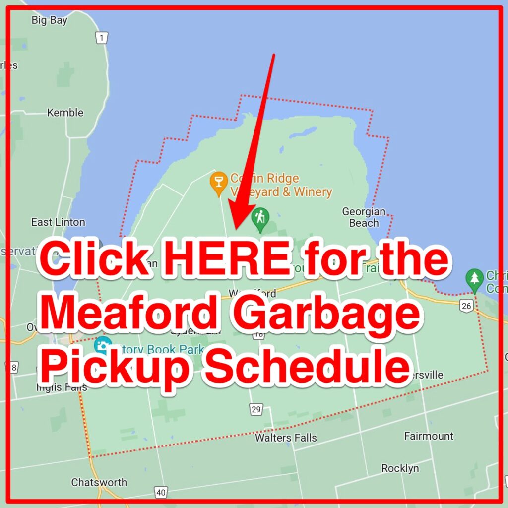 Meaford Garbage Pickup Schedule