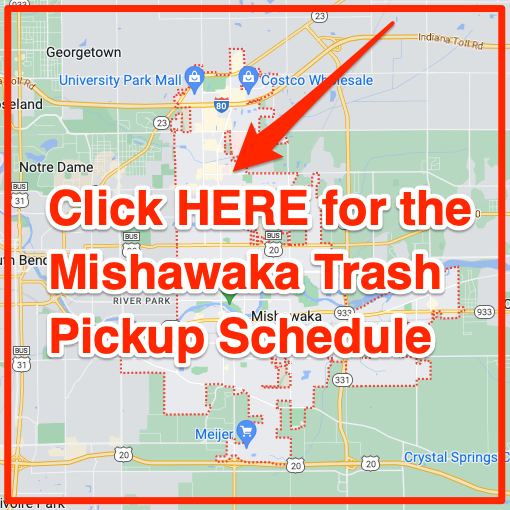 Mishawaka Trash Pickup Schedule Map