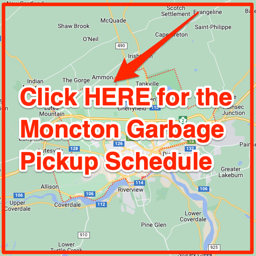 Moncton Garbage Pickup Schedule Map