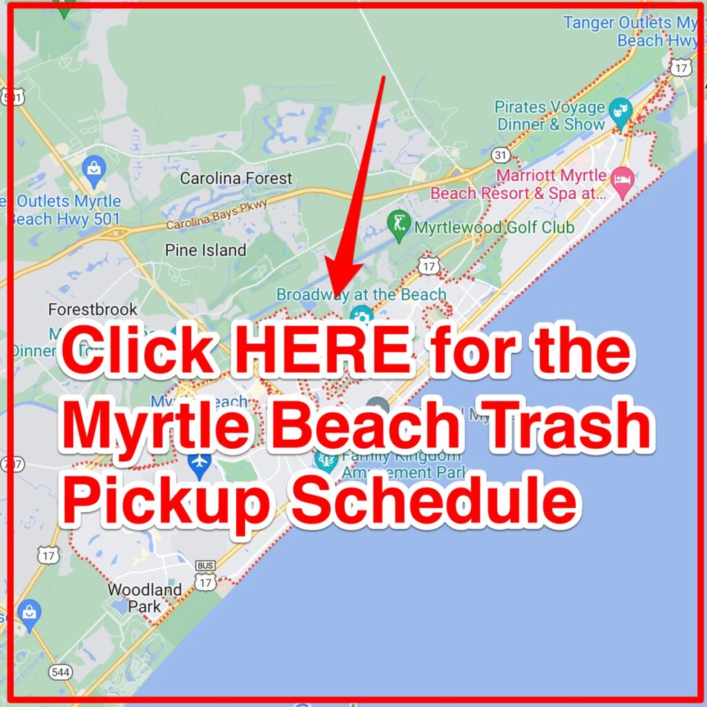 Myrtle Beach Trash Pickup Schedule