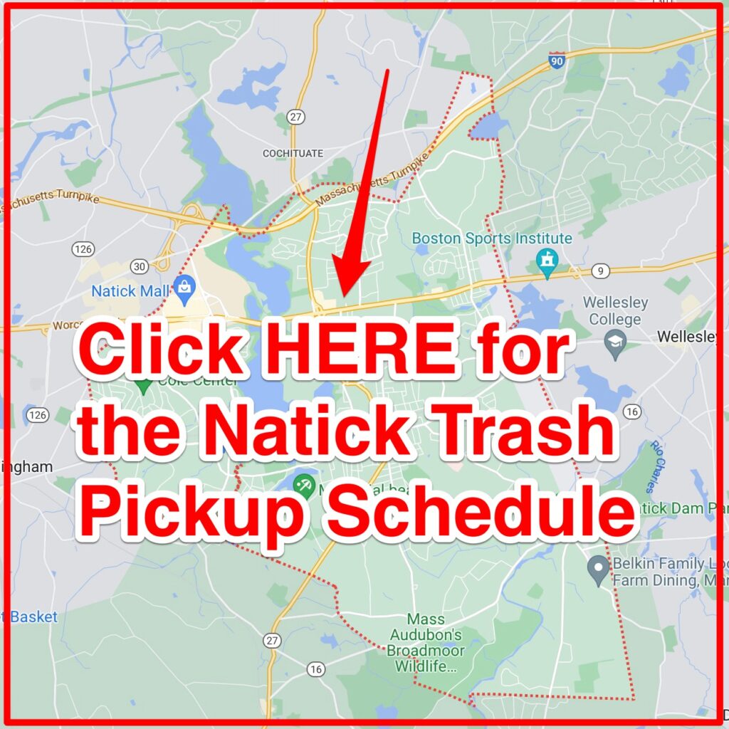 Natick Trash Pickup Schedule